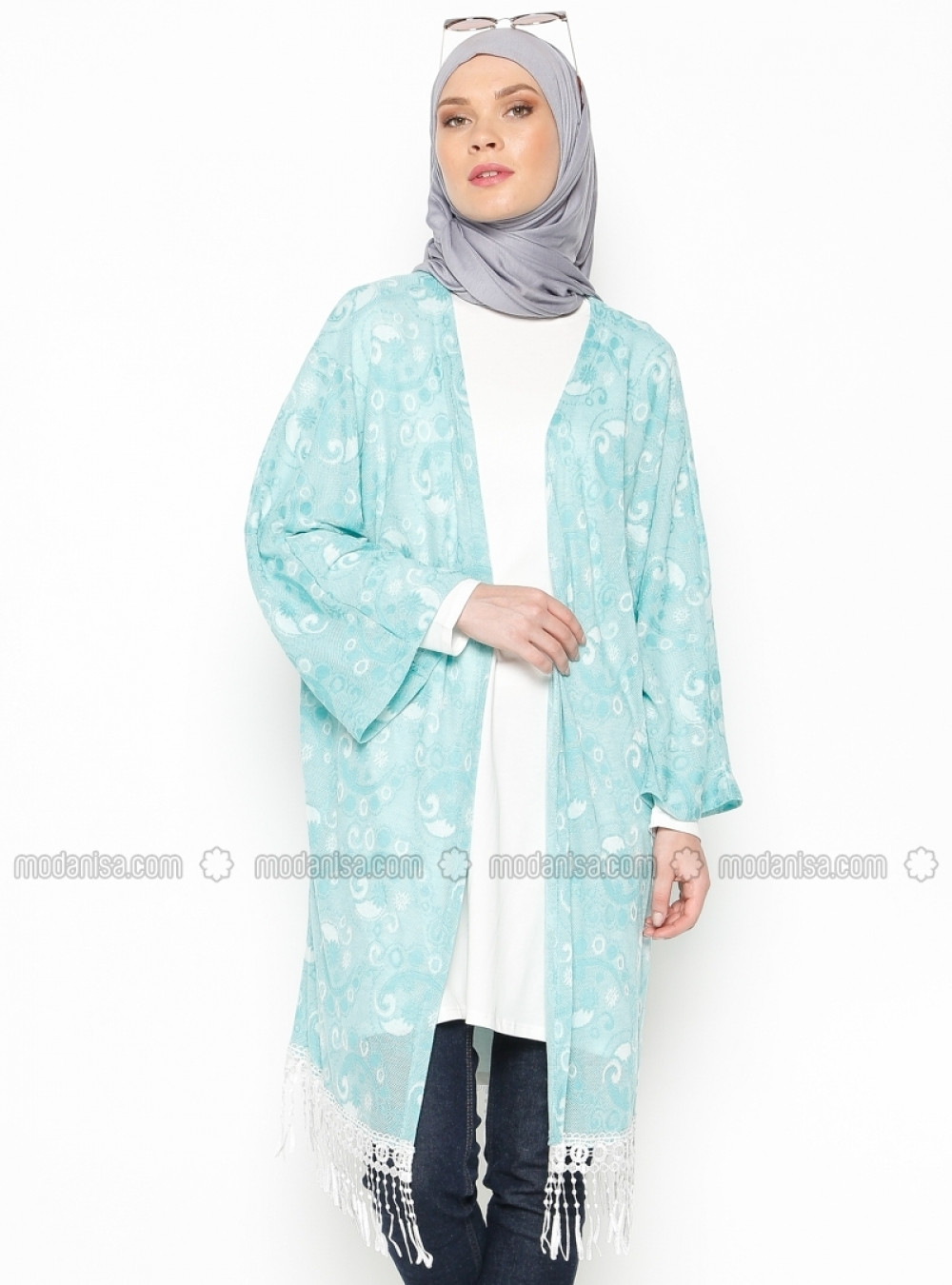 Dide Mint Summer Style Kimono