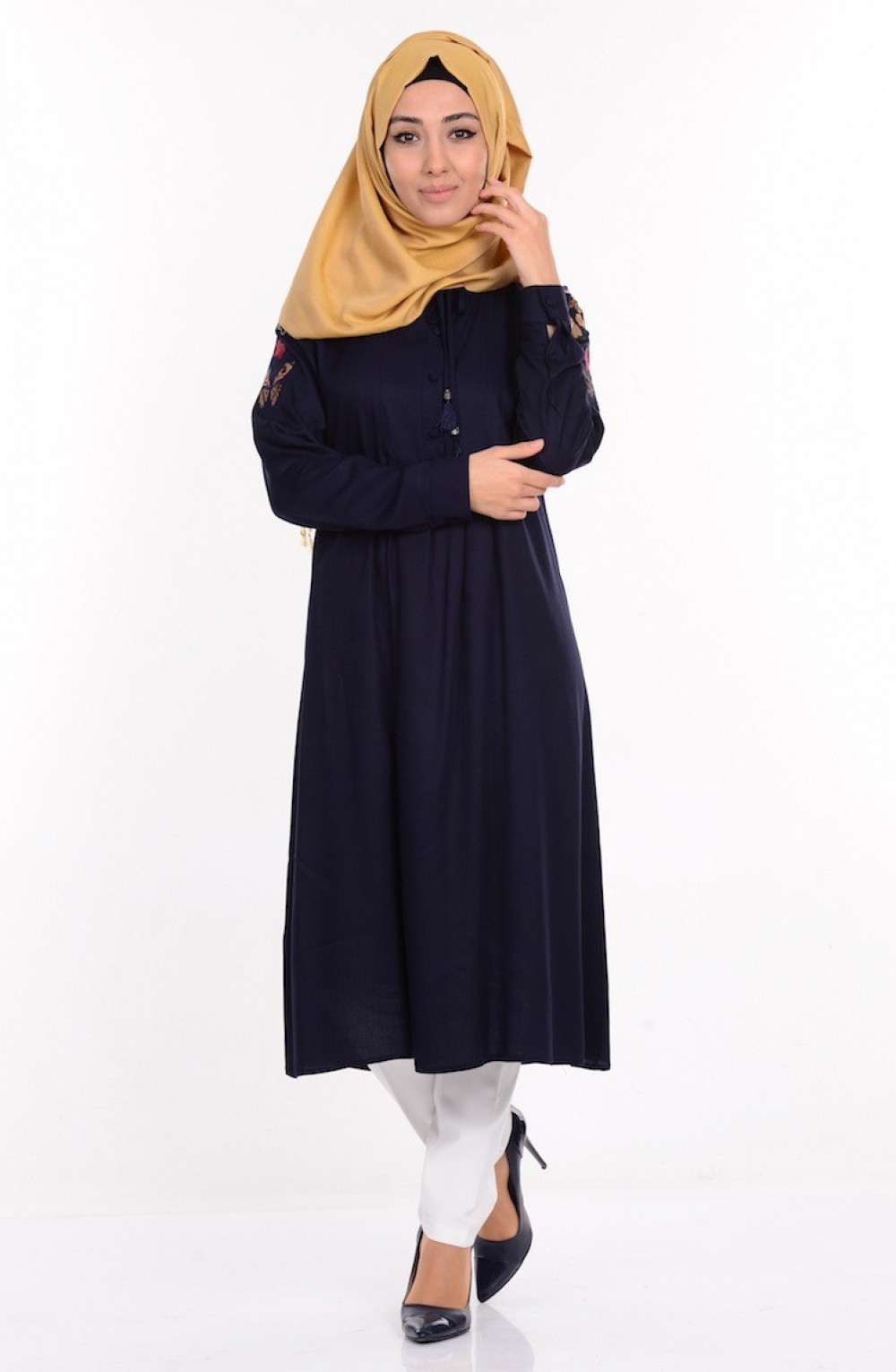 Sefamerve Lacivert Tunik
