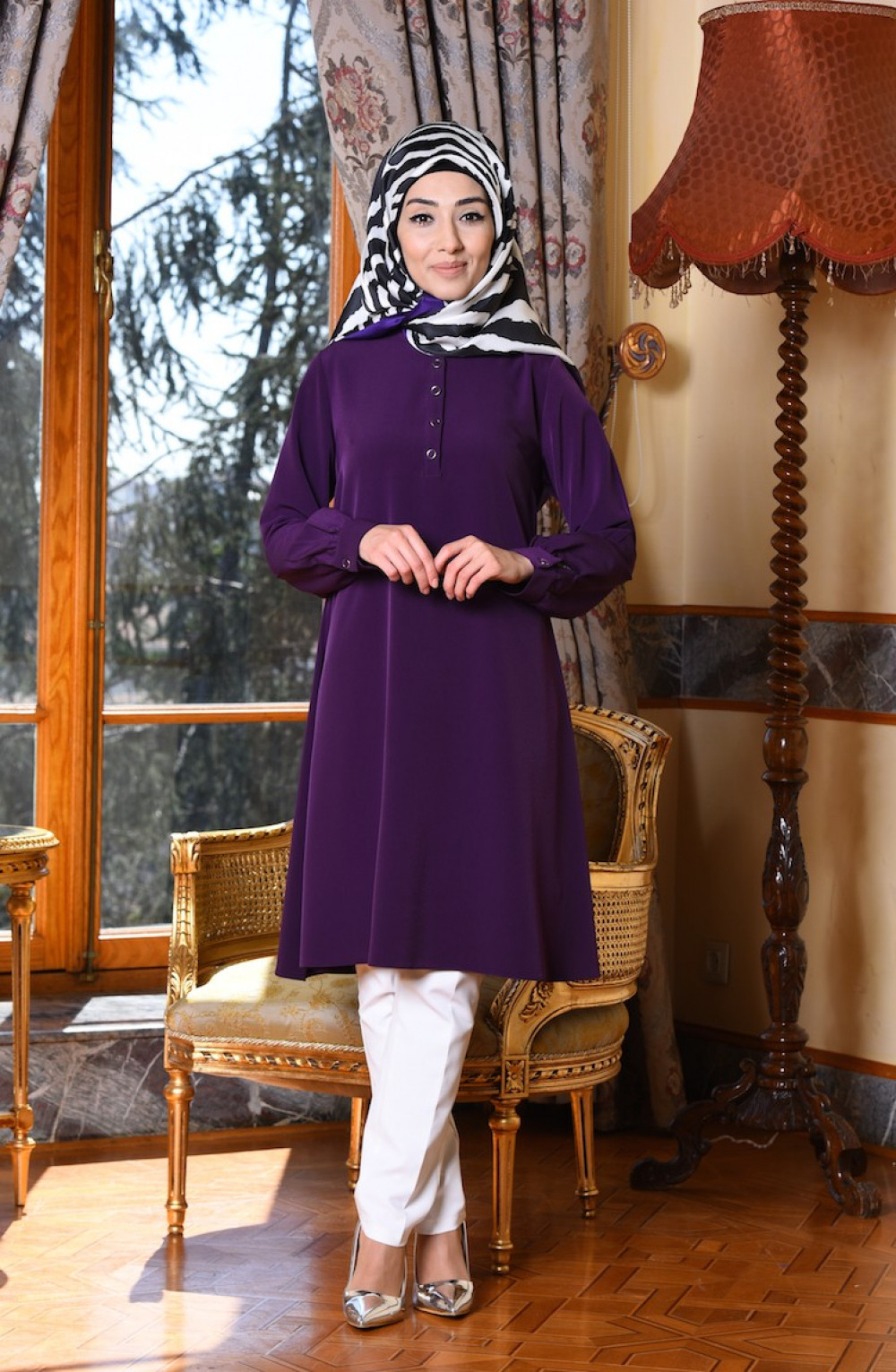 Sefamerve Mor Tunik