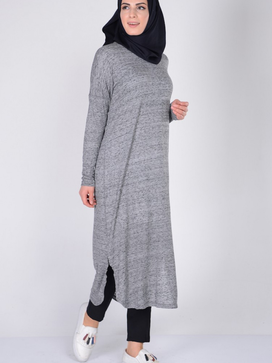 Sefamerve Penye Füme Tunik