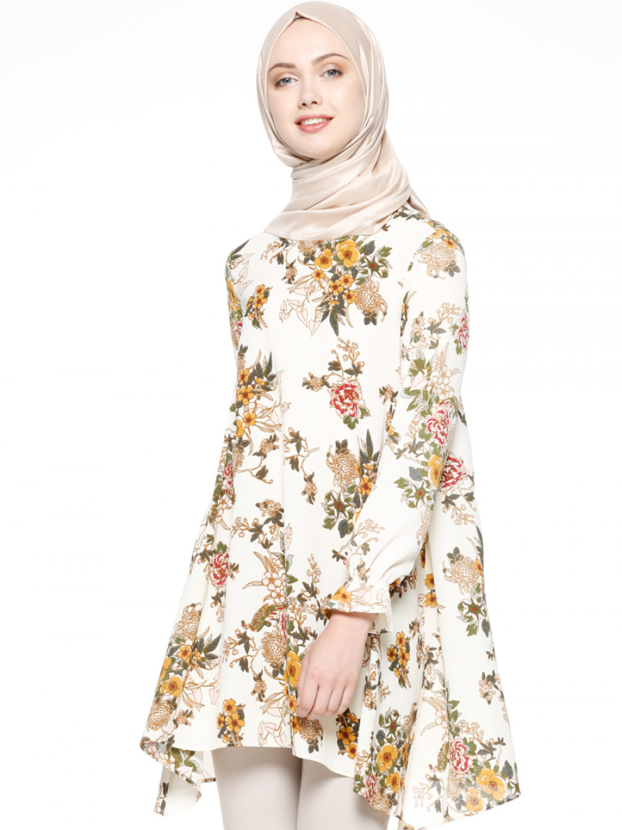 Acik Sari Vavist Tunik Modelleri