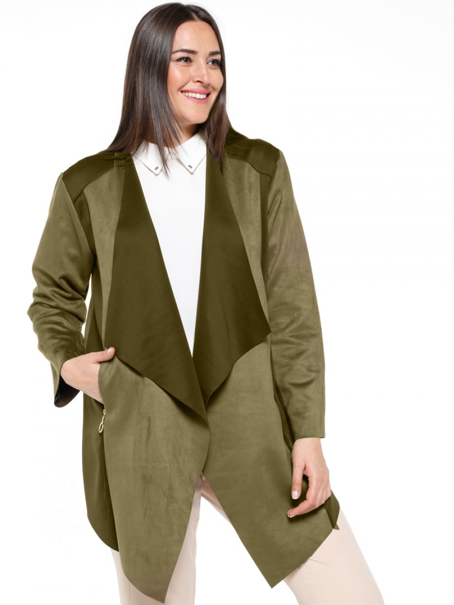 NZL Yeşil Süet Ceket