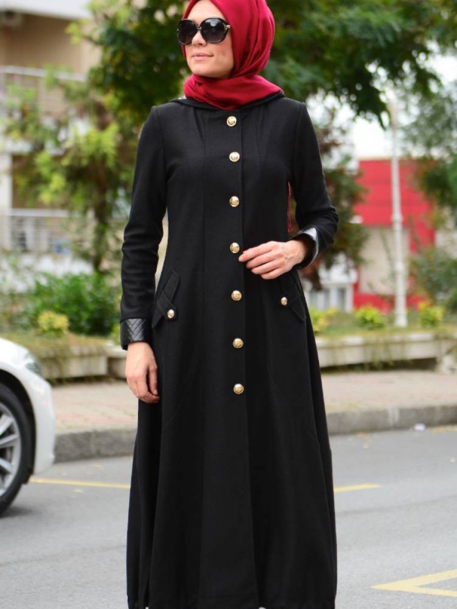 Sefamerve Şükran Pardüse Siyah Kap