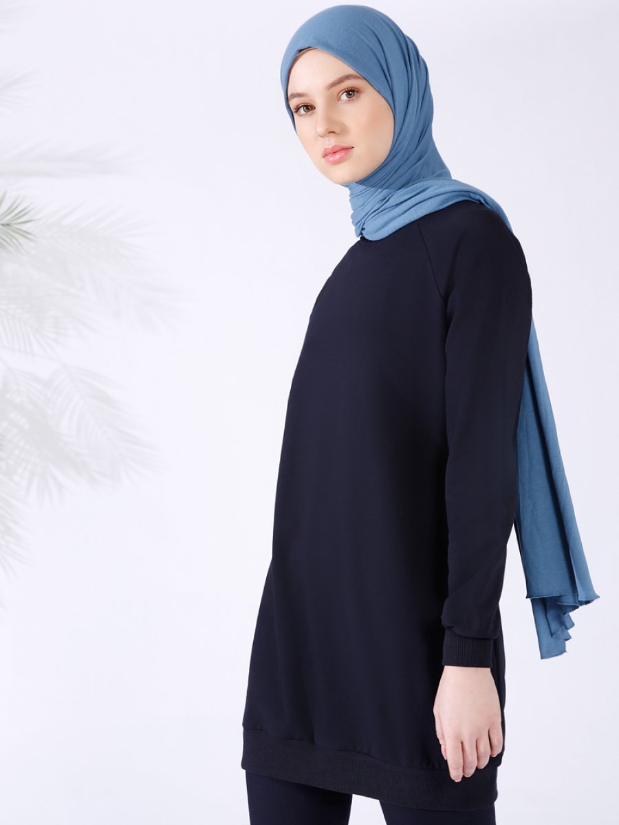 Everyday Basic Spor Lacivert Tunik