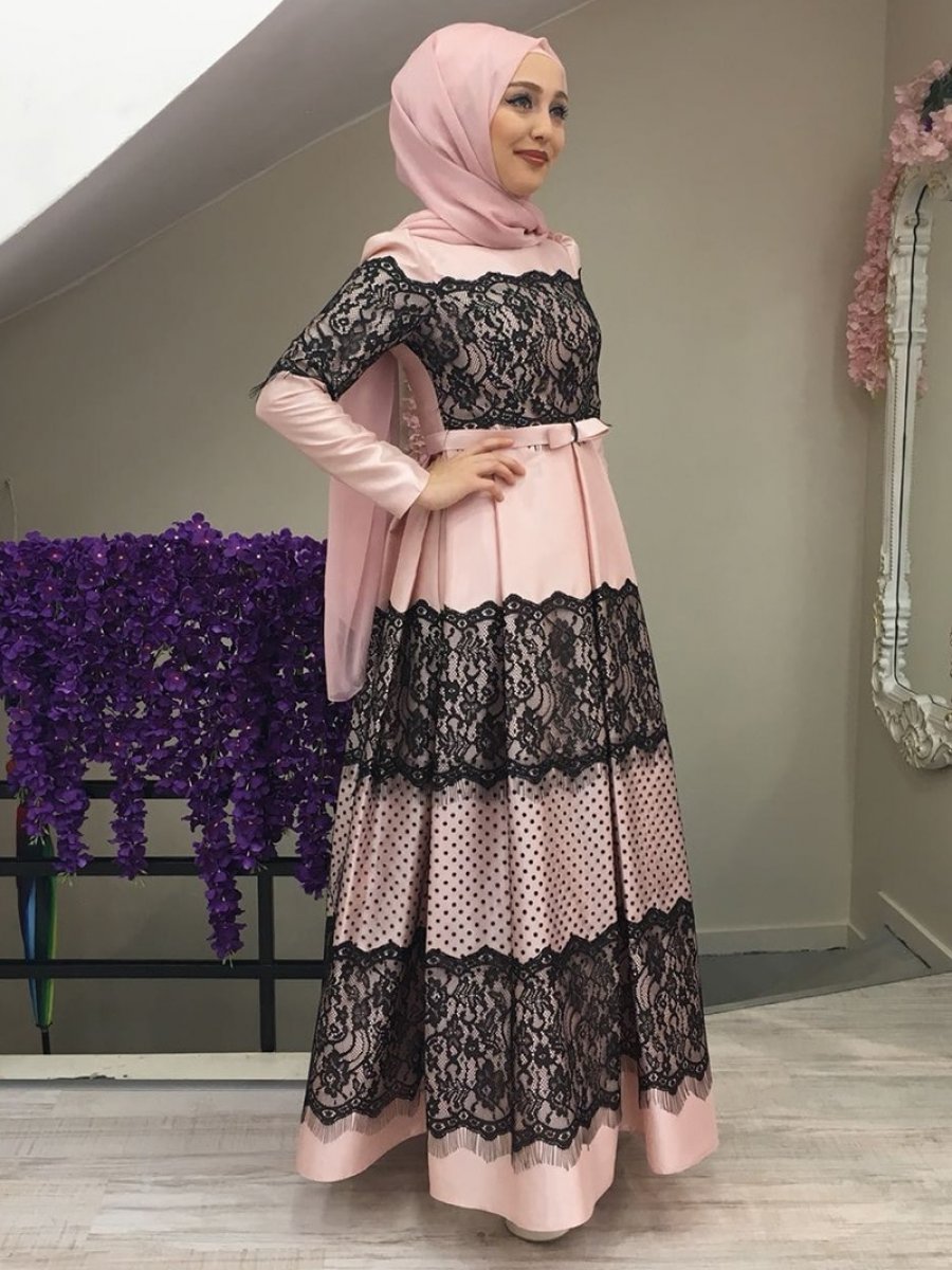 My Dreams Collection Liva Pudra Abiye Elbise