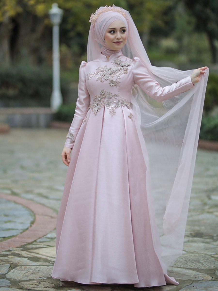 My Dreams Collection Hasret Pudra Abiye Elbise