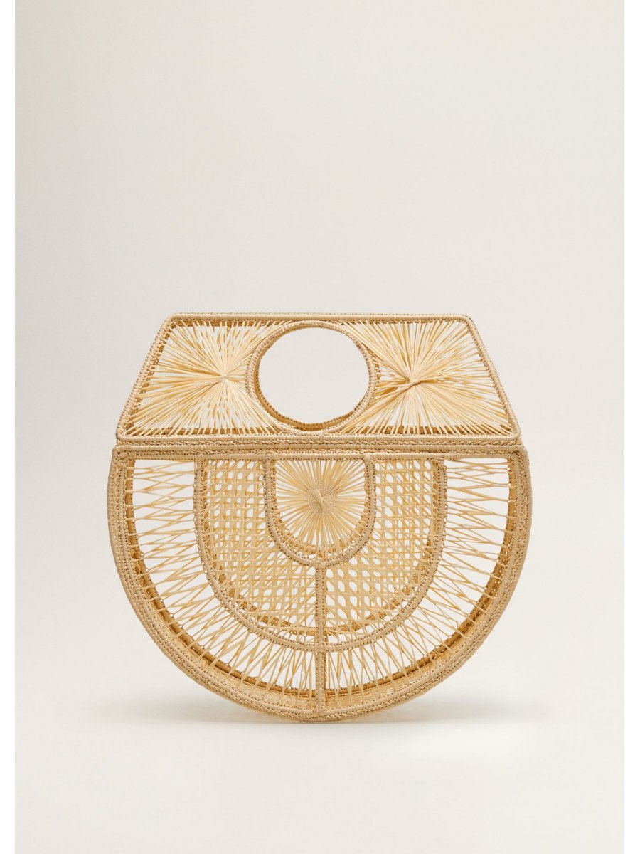 Mango Hasır Shopper Çanta