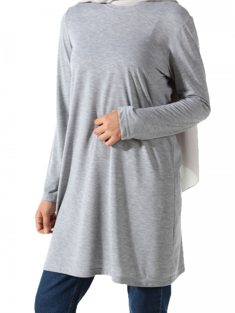 Allday Penye Gri Tunik