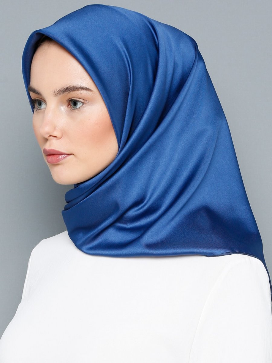 Armine Eşarp Saks Mavisi Twill Eşarp