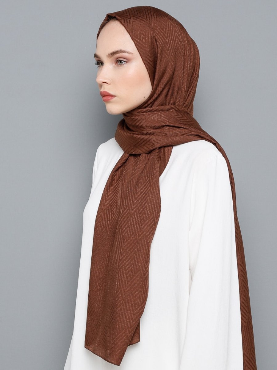 Armine Eşarp Trend Acı Kahve Şal