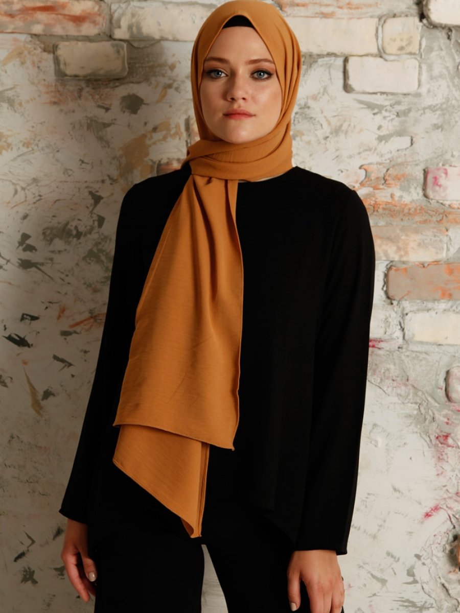 Pure Scarfs Aerobin Jazz Camel Şal