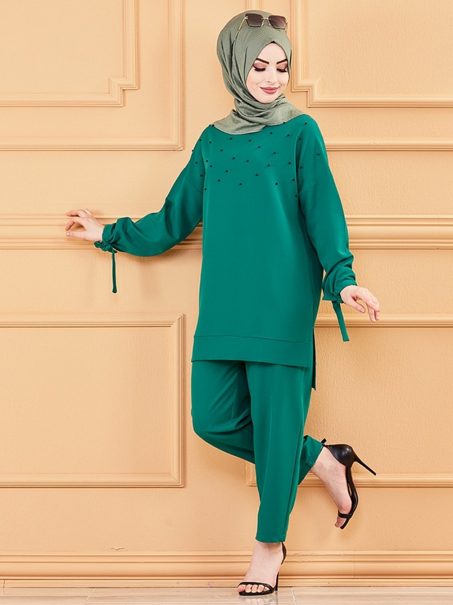 Tofisa Tunik&Pantolon İkili Yeşil Takım