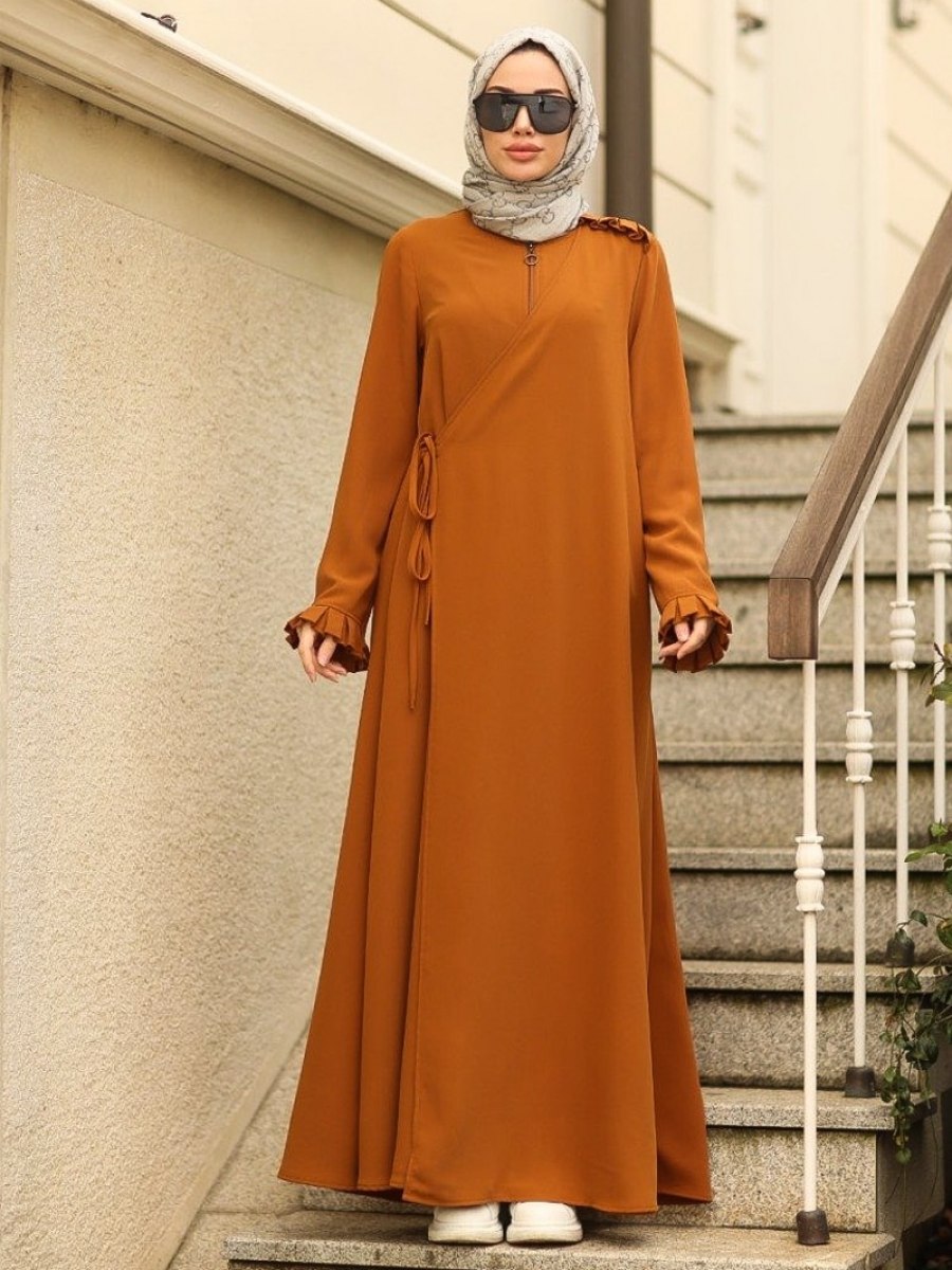 Neways Yandan Bağlamalı Taba Ferace