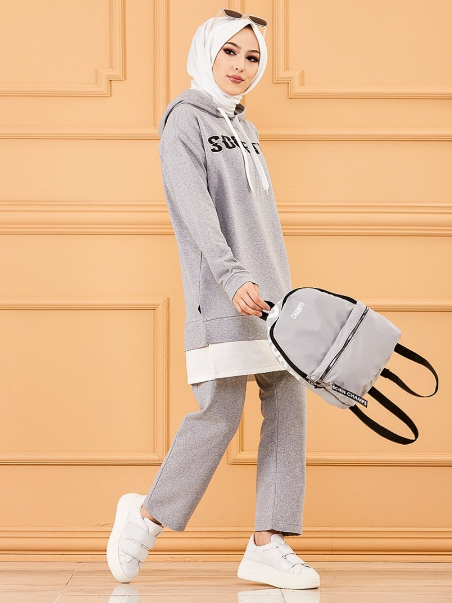 Tofisa İkili Gri Eşofman Takımı