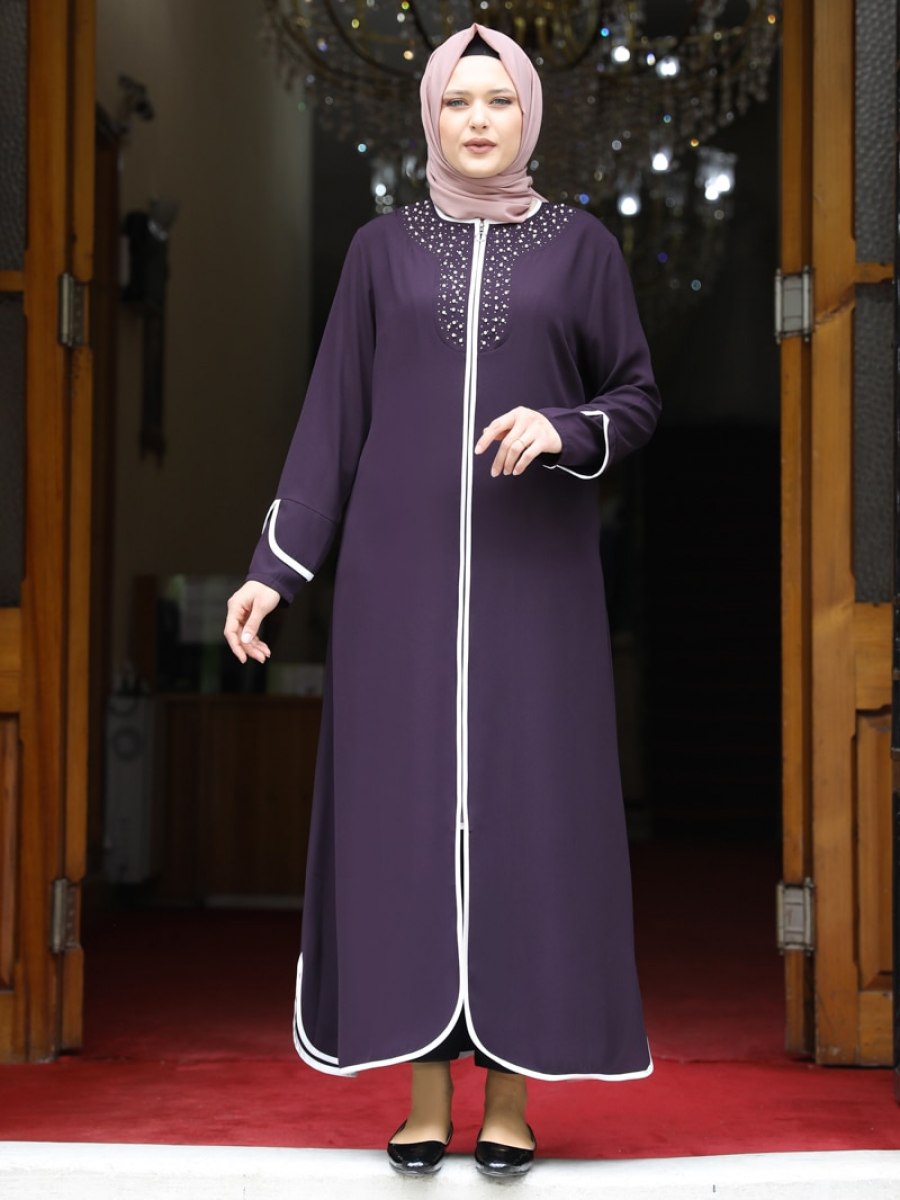 Amine Hüma Osmanlı Mürdüm Ferace