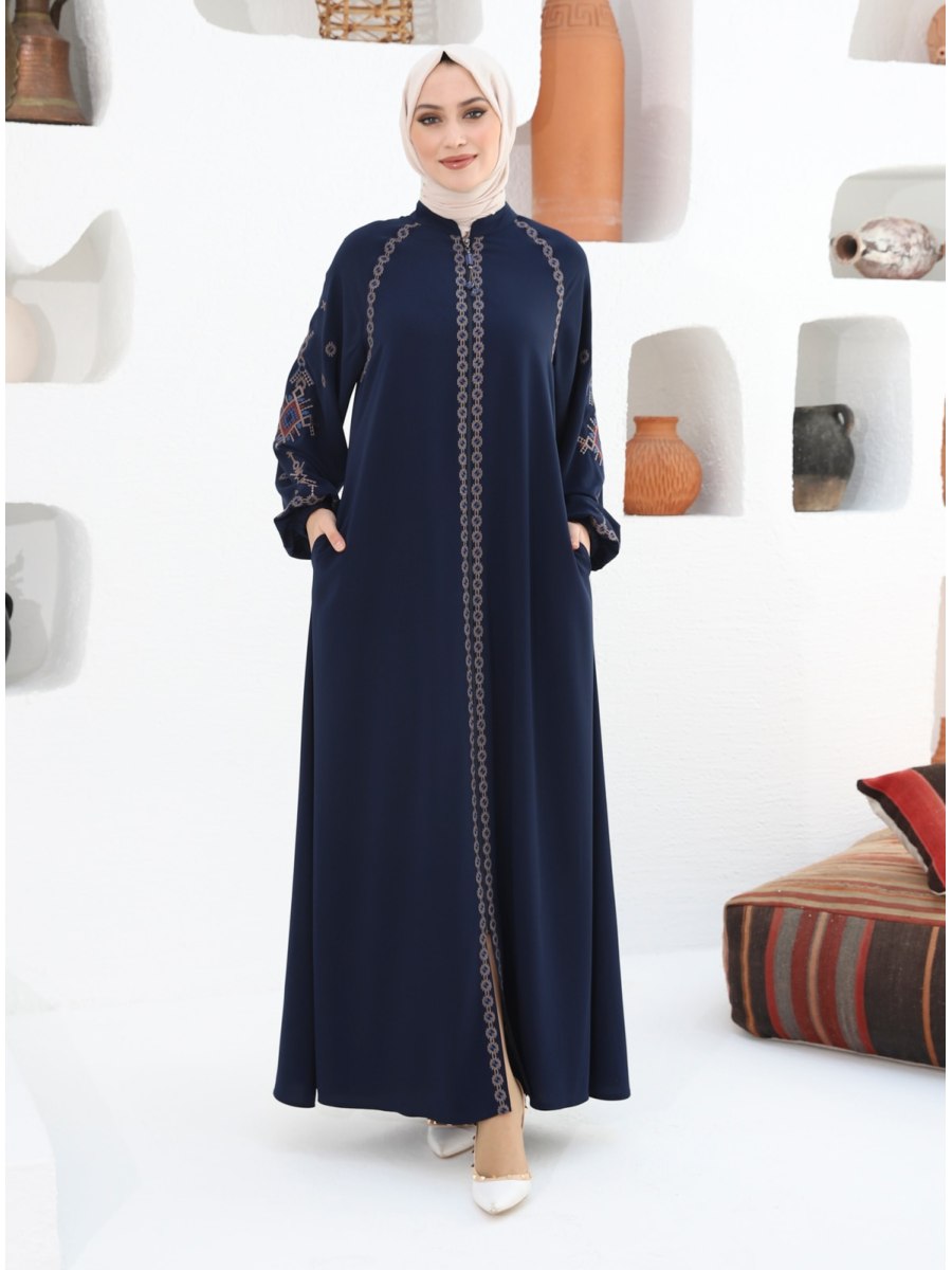 ŞAHİN FERACE Yakut Lacivert Ferace