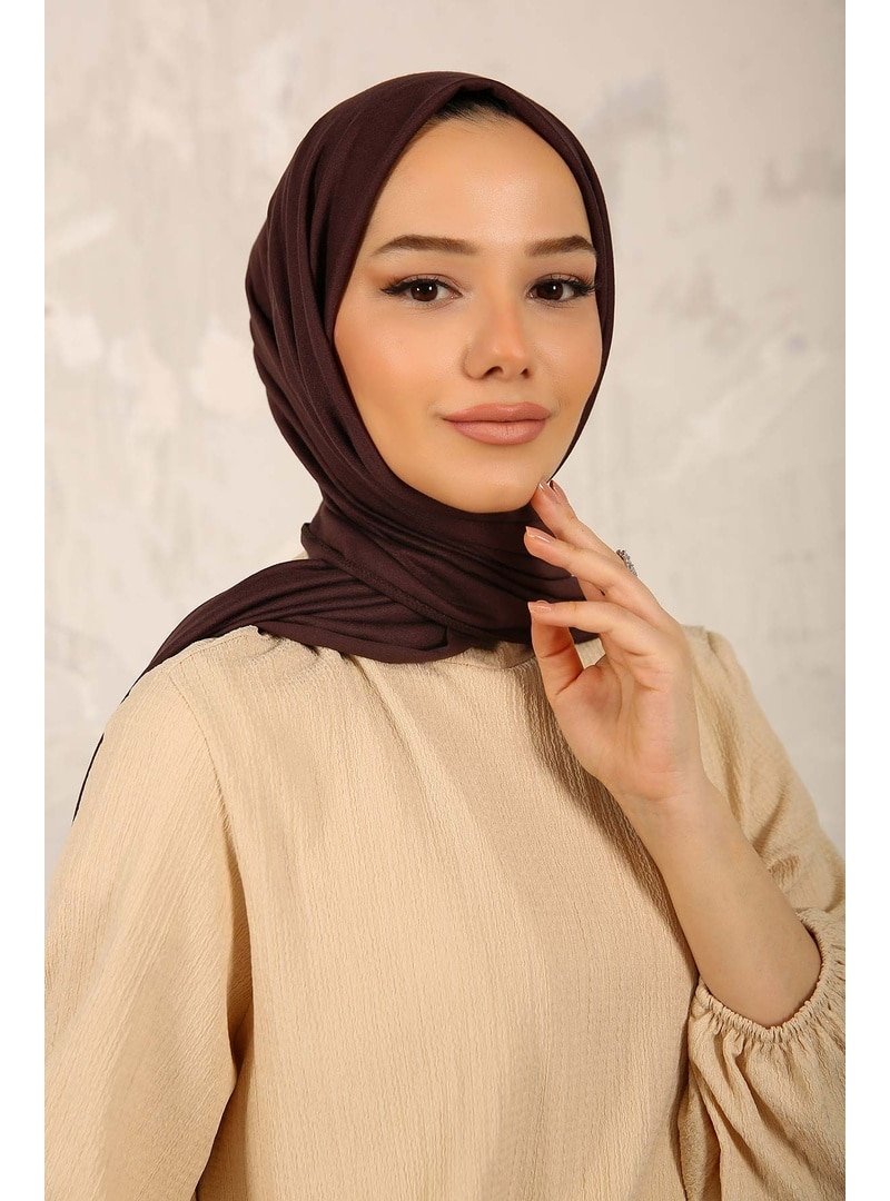 Melike Tatar Kahverengi Penye Şal