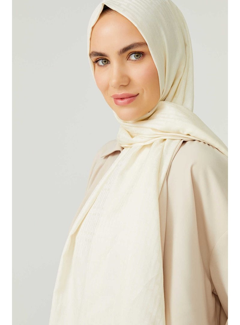 IMANNOOR Iman I Krem Koton İpek Şal