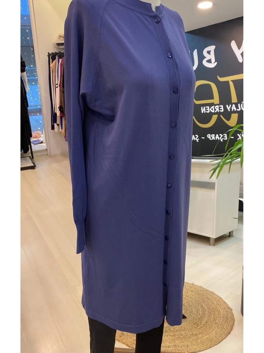 Invee İnvee Triko Hirka İndigo 6738