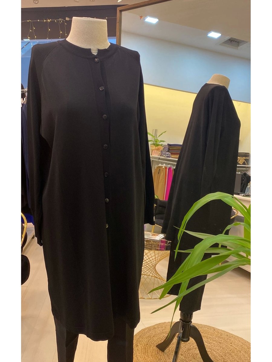 Invee İnvee Triko Hirka Siyah 6738