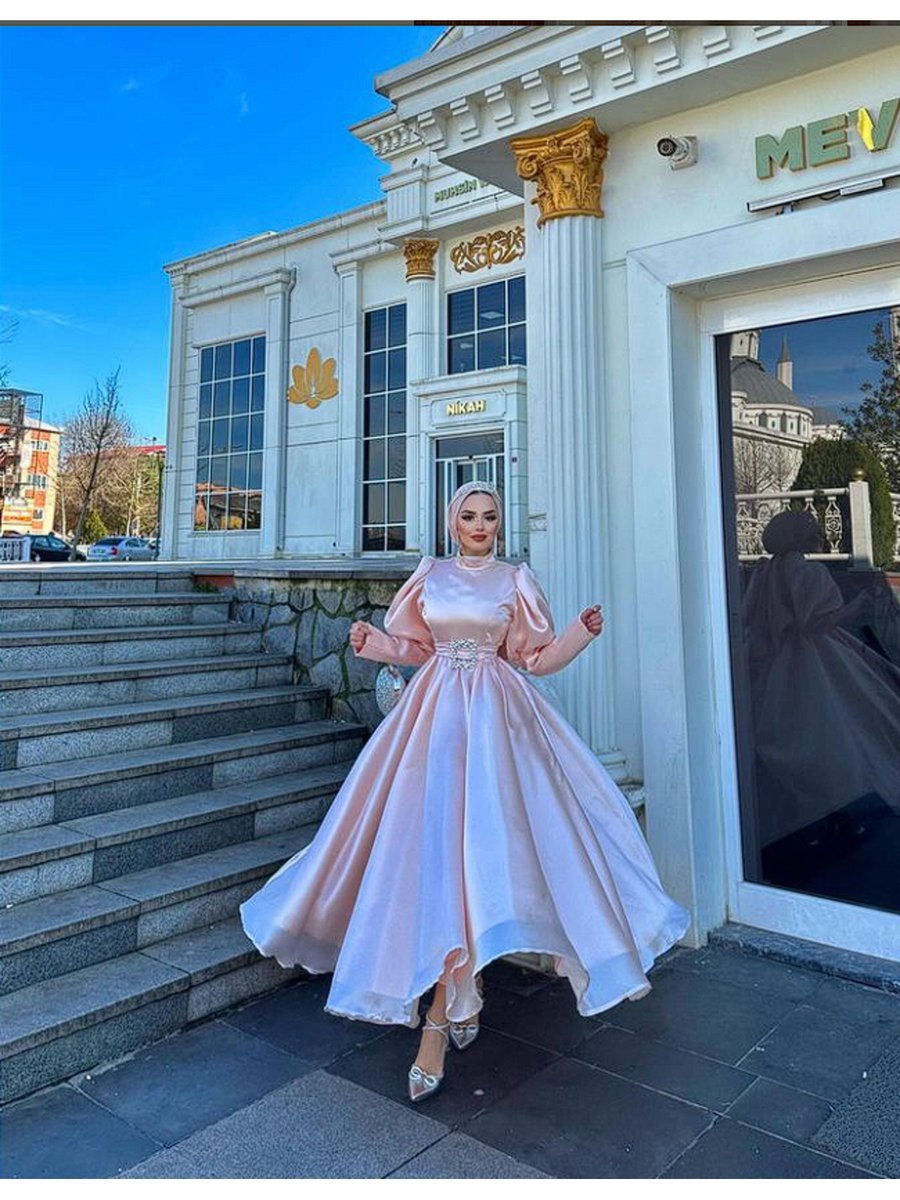 Byhilalyetiş Prenses Abiye Elbise