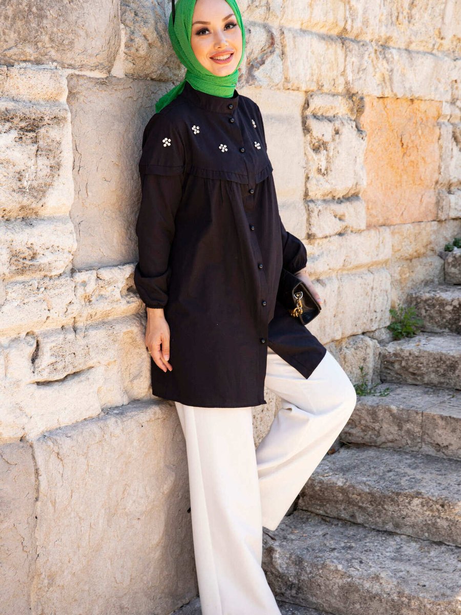 Tofisa 10766 Sıyah Tunik