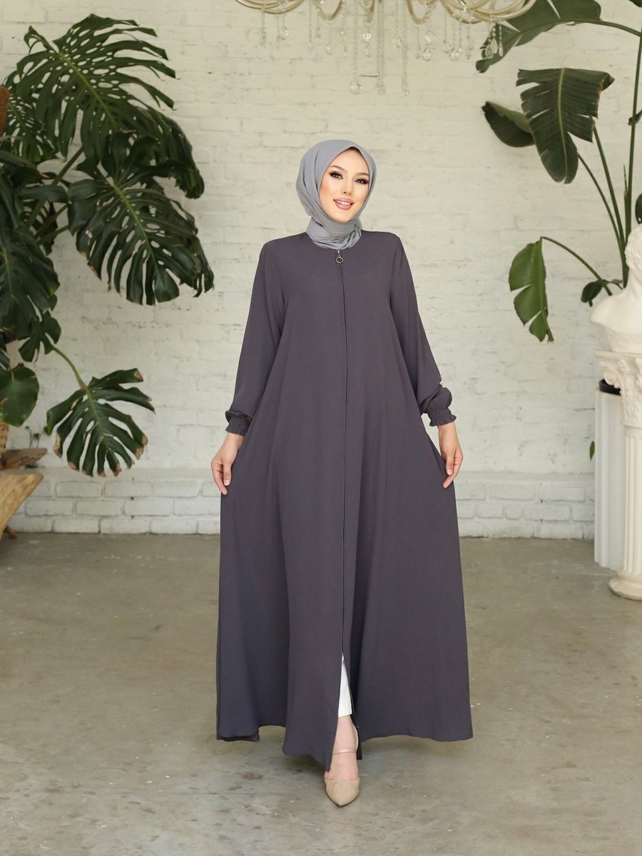 Gülmedine Medine Ipeği Mevlana Kloşlu Yazlık Ferace